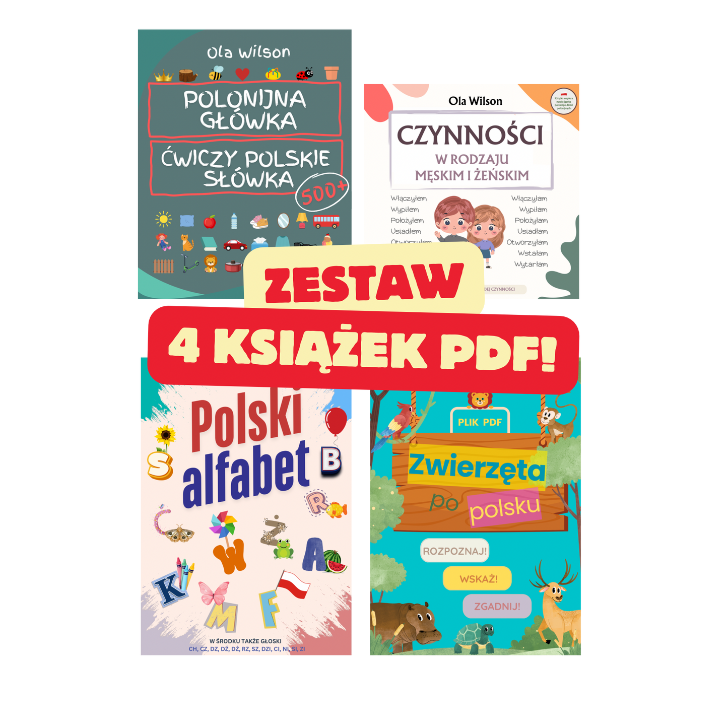 Zastaw 4 książek (plik PDF)