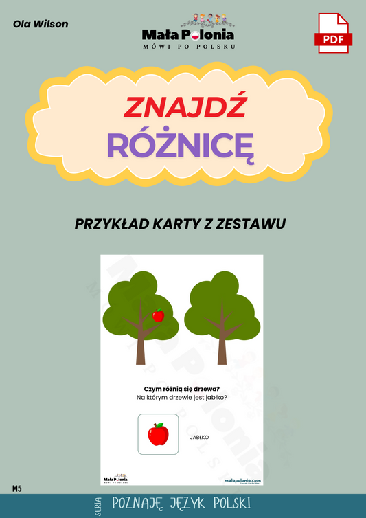 ZNAJDŹ RÓŻNICĘ (plik PDF)