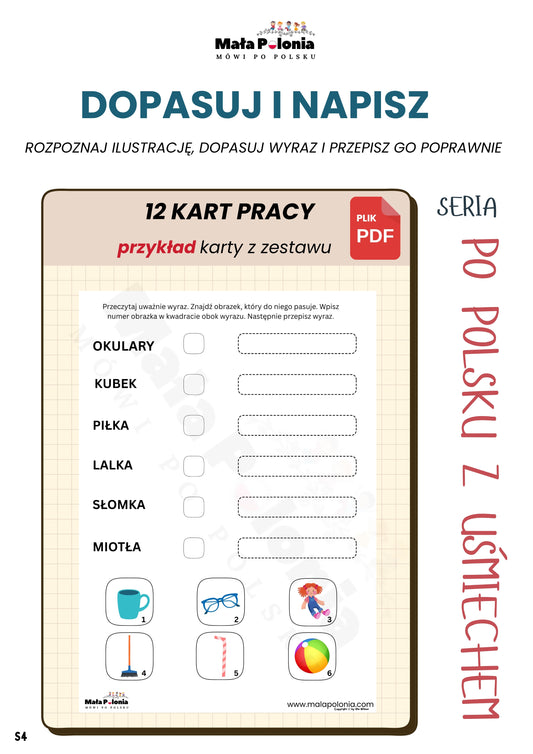 DOPASUJ I NAPISZ (plik PDF)