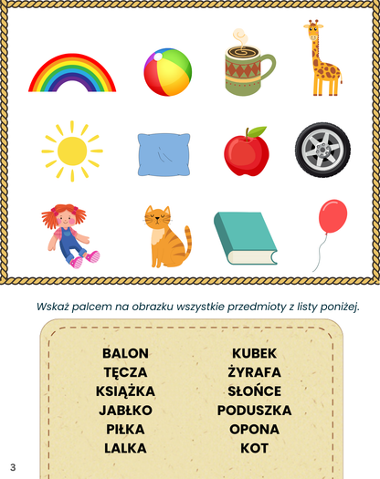 Polonijna główka ćwiczy polskie słówka (plik PDF)