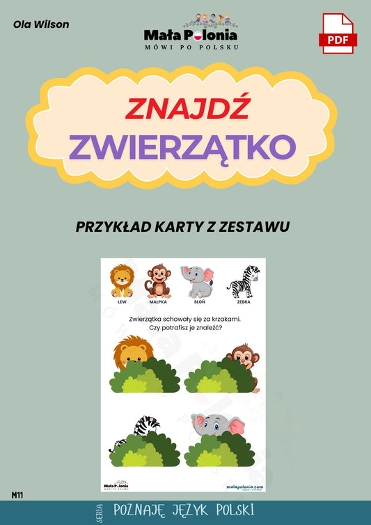 ZNAJDŹ ZWIERZĄTKO (plik pdf)